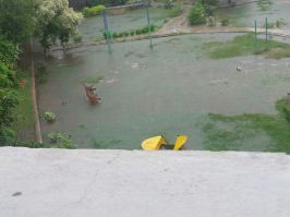 Rain in Dinga 2014 - Flood Water